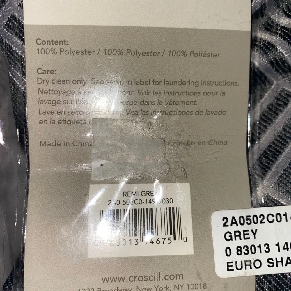 Croscill euro sham geometrical new